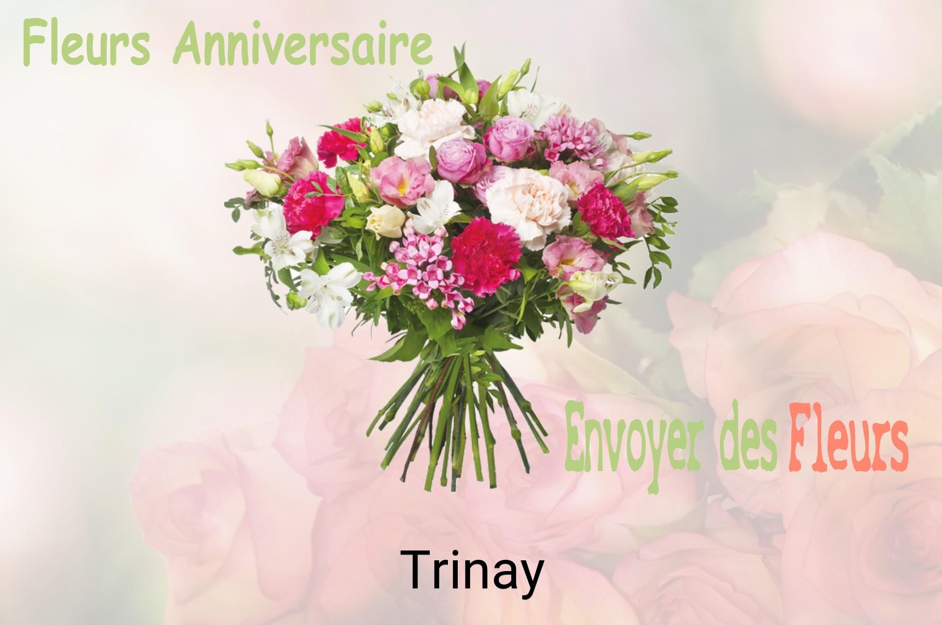 Bouquet de fleurs d’anniversaire livré à Trinay
